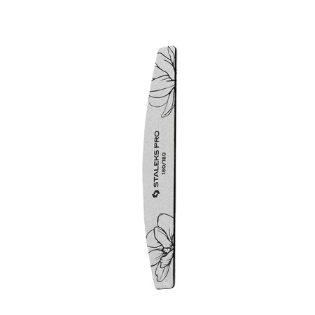STALEKS Pilnik mineralny do paznokci ŁÓDKA Półksiężyc EXPERT 40 - 180/180 - 25 sztuk