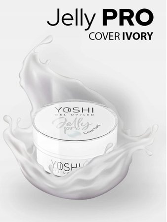 YOSHI Żel budujący Jelly PRO - Cover Ivory - 50ml - DUŻY