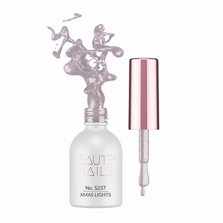 SAUTE NAILS Lakier Hybrydowy S237 XMAS LIGHTS - 8ml