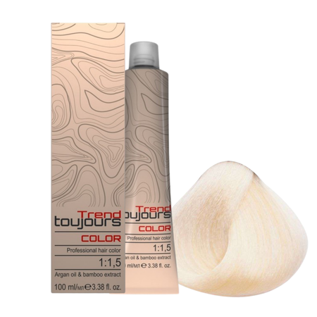 TREND TOUJOURS Farba do włosów - Very Light Golden Ash Blonde/Bardzo Jasny Złocisto Popielaty Blond - 913 - 100ml
