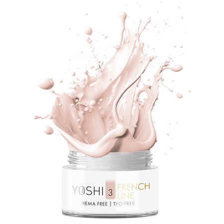 YOSHI Żel budujący samopoziomujący French Line No 3 - 50ml - DUŻY