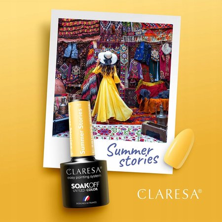 CLARESA Lakier hybrydowy SUMMER STORIES 4 - 5g