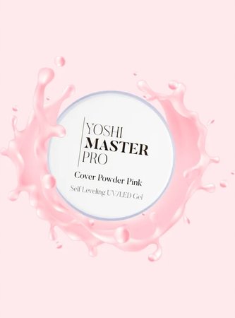 YOSHI Żel budujący Master PRO - Cover Powder Pink 50ml - DUŻY