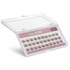 MUA STORE Kępki rzęs FLUFFY KIM W-line skręt C - 12mm - BRĄZOWE