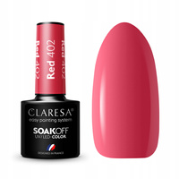 CLARESA Lakier hybrydowy RED 402 - 5g