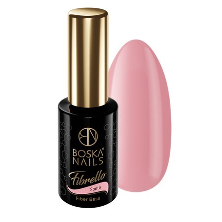 BOSKA NAILS Baza hybrydowa do paznokci Fiber Base Fibrello - Sonto - 10ml
