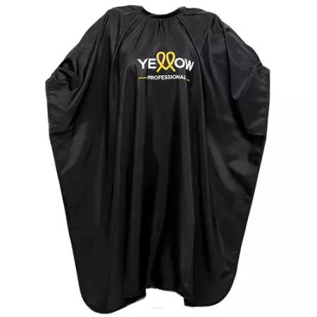 ALFAPARF YELLOW Pelerynka fryzjerska do strzyżenia zapinana na haczyk Czarna - 1 sztuka