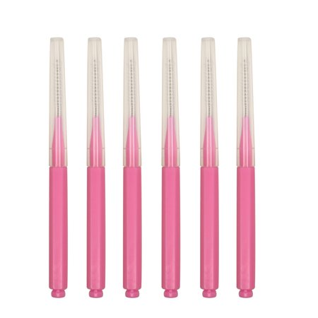 NAIL4U Szczoteczki do laminacji brwi - Jasny Róż - 10 sztuk