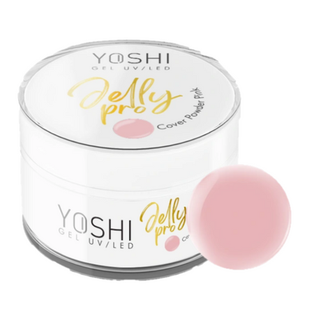 YOSHI Żel budujący Jelly PRO - Cover Powder Pink - 15ml