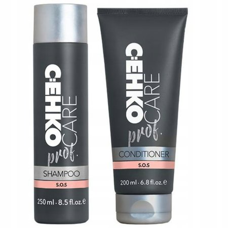 CEHKO Zestaw Szampon + Maska do regeneracji włosów S.O.S - 200ml + 250ml