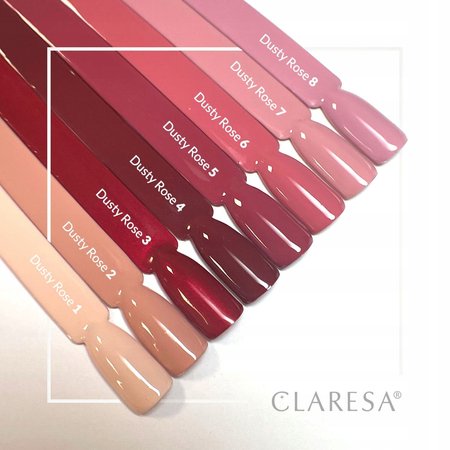 CLARESA Lakier hybrydowy DUSTY ROSE 7 - 5g