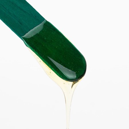 AlleMed Szpatułki drewniane jednorazowe do wosku depilacji 100 szt. - MIX KOLORÓW