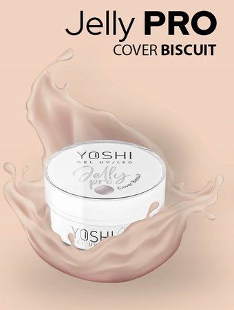 YOSHI Żel budujący do paznokci Jelly PRO - Cover Biscuit - 50ml