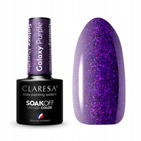 CLARESA Lakier hybrydowy GALAXY PURPLE - 5g