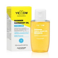 ALFAPARF YELLOW Olejek do włosów i ciała SHIMMER HAIR&BODY HYDRA CARE - 100ml