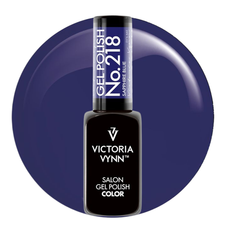 VICTORIA VYNN Lakier hybrydowy Sapphire Blue 218 - 8ml