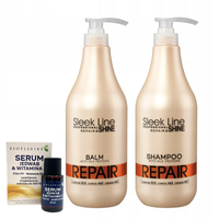 STAPIZ Zestaw do włosów zniszczonych REPAIR + Serum Jedwab & Witamina A