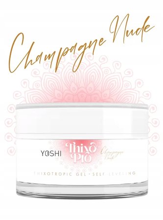 YOSHI Żel samopoziomujący do paznokci Thixo PRO - Champagne Nude - 50ml