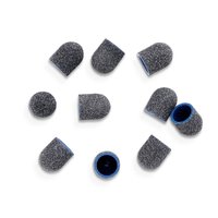 ABA GROUP Nakładki kapturki ścierne do pedicure 10mm #80 - 10 sztuk