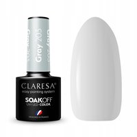 CLARESA Lakier hybrydowy GRAY 203 - 5g