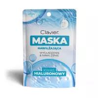 CLAVIER Maska nawilżająca na twarz - Kwas hialuronowy
