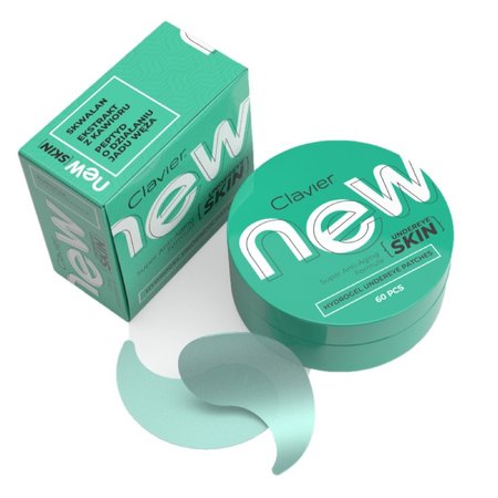 CLAVIER Płatki po oczy odmładzające Super Anti-Aging - 60 sztuk