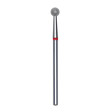 STALEKS Frez diamentowy KULKA czerwony EXPERT 4mm