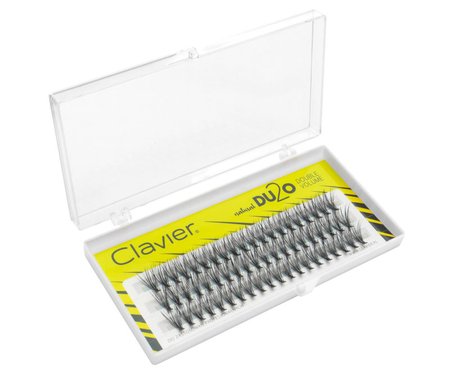 CLAVIER Kępki rzęs DU2O Double Volume - 10mm