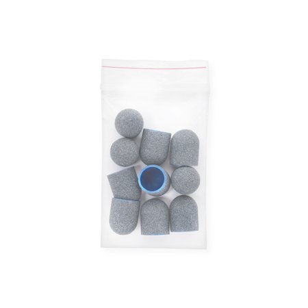 ABA GROUP Nakładki kapturki ścierne do pedicure 13mm #60 - 10 sztuk