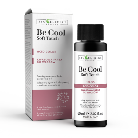 BIOELIXIRE Kwasowa farba do włosów Be Cool SOFT TOUCH - 5.22 Jasny intensywny irysowy kasztan / Light Intense Iris Chestnut - 60ml