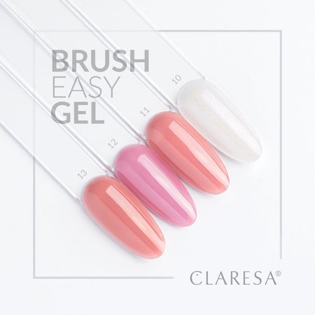 CLARESA Żel w butelce do paznokci BRUSH EASY GEL 13 - 5g