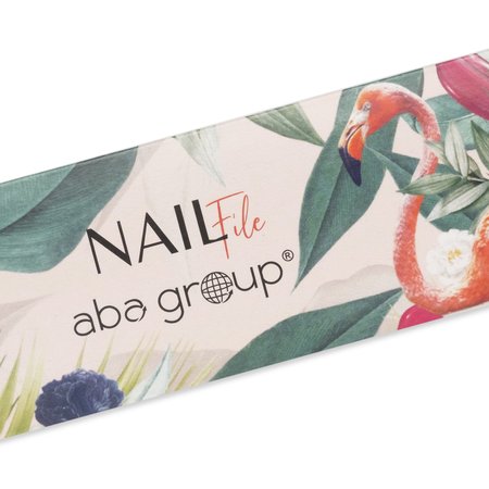 ABA GROUP Pilnik do paznokci w kartoniku PÓŁKSIĘŻYC 100/180 Standard - 1 sztuka
