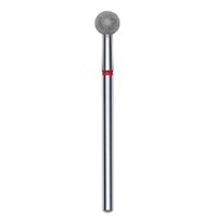 STALEKS Frez diamentowy do skórek kulka czerwona EXPERT 5mm - FA01R050