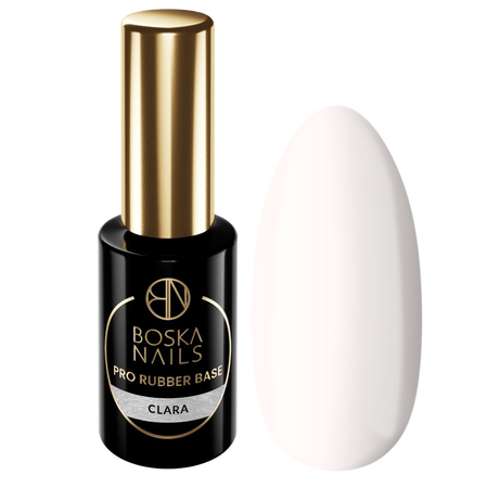 BOSKA NAILS Baza kauczukowa RUBBER BASE PRO - CLARA -10ml