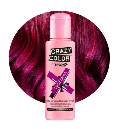 CRAZY COLOR Krem do koloryzacji włosów No. 41 - Cyclamen - 100ml
