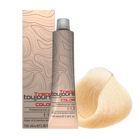 TREND TOUJOURS Farba do włosów - Extra Light Golden Ash Blonde/Extra Jasny Złocisto Popielaty Blond - 10.31 - 100ml