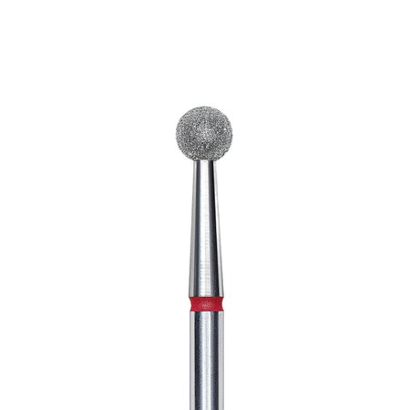 STALEKS Frez diamentowy KULKA czerwony EXPERT 4mm