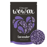 CLAVIER Wosk twardy dropsy do depilacji WOWAX – LAWENDOWY - 100g