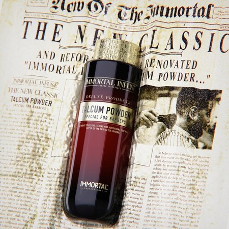 IMMORTAL Talk Puder fryzjerski TALCUM POWDER - 180g