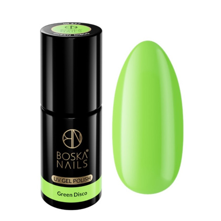 BOSKA NAILS Lakier hybrydowy Green Disco 477 - 6ml