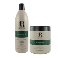 RR LINE Zestaw do włosów suchych i zniszczonych MACADAMIA - 2x1000ml