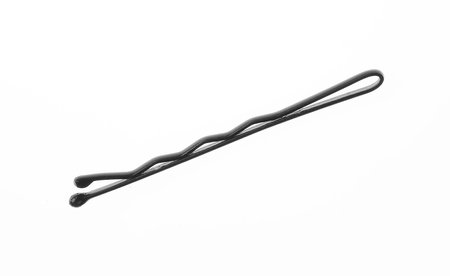 IZA Wsuwki do włosów dwie kulki CZARNE POŁYSK 5cm - 100 sztuk - 305/100