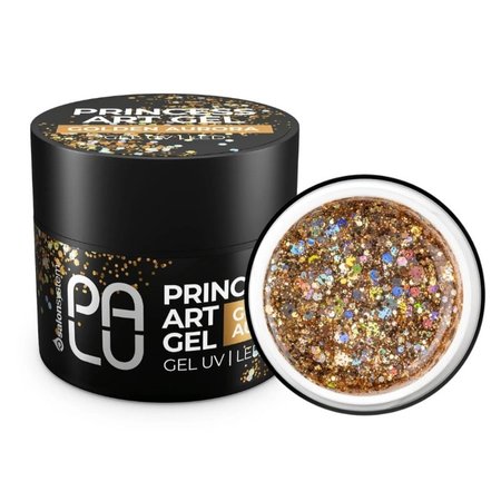PALU Żel do zdobień PRINCESS ART GEL - GOLDEN AURORA - 10g