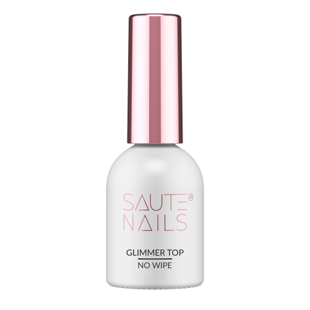 SAUTE NAILS Top hybrydowy GLIMMER TOP No Wipe - 8ml