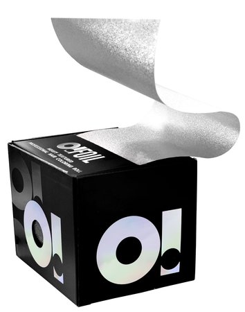O! TOOLS Folia aluminiowa ryflowana w rolce SILVER MOON 100m