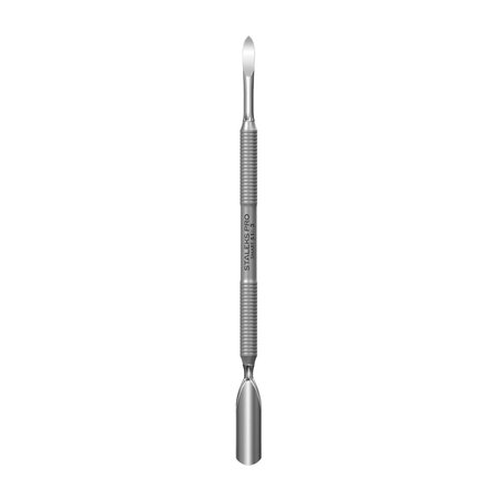STALEKS Kopytko do manicure (popychacz szeroki zaokrąglony i czyścik paznokci) SMART 51 | 3 - PS-51/3