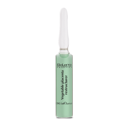 SALERM Ampułki do włosów VEGETABLE PLACENTA RESTRUCTURER - 4x13ml
