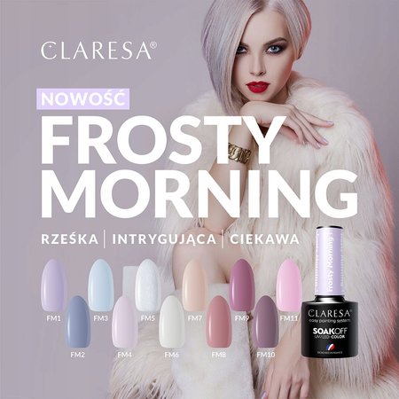 CLARESA Lakier hybrydowy FROSTY MORNING 1 - 5g