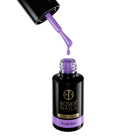 BOSKA NAILS Lakier hybrydowy Purple Surf 473 - 6ml
