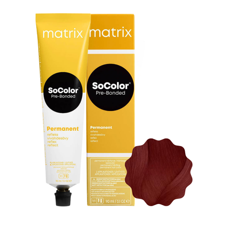 MATRIX Farba do włosów SoColor Pre-Bonded - Light Brown Red Red+ - 5RR+ - 90ml